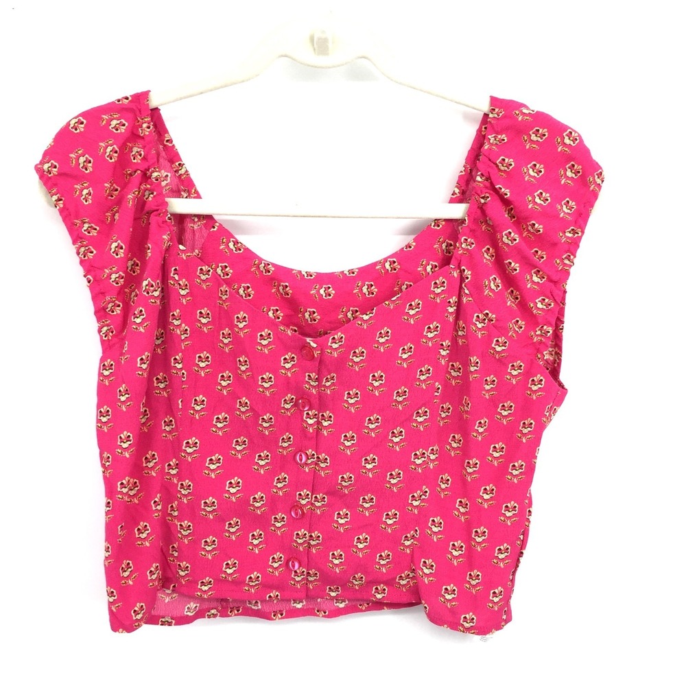 Rollas erin emilylou crop top cottagecore prairie chic coquette indie pop M